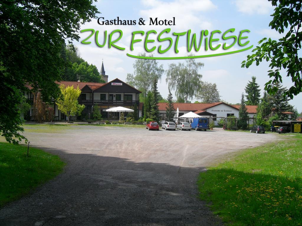 Motel Zur Festwiese Gierstädt 외부 사진